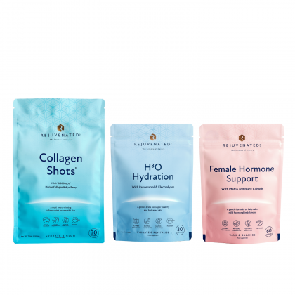 Rejuvenated Female Hormone Support + Collagen Shots + H³O Hydration - Комплекс для жіночого балансу, краси та гідратації