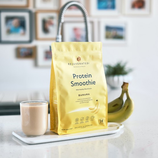 Rejuvenated Protein Smoothie Banana - Протеїн Смузі зі смаком банану, 14 порцій