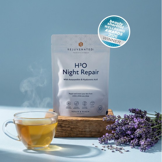 Rejuvenated H3O NIGHT REPAIR - Активні капсули для нічного відновлення та зволоження шкіри, 30 капсул