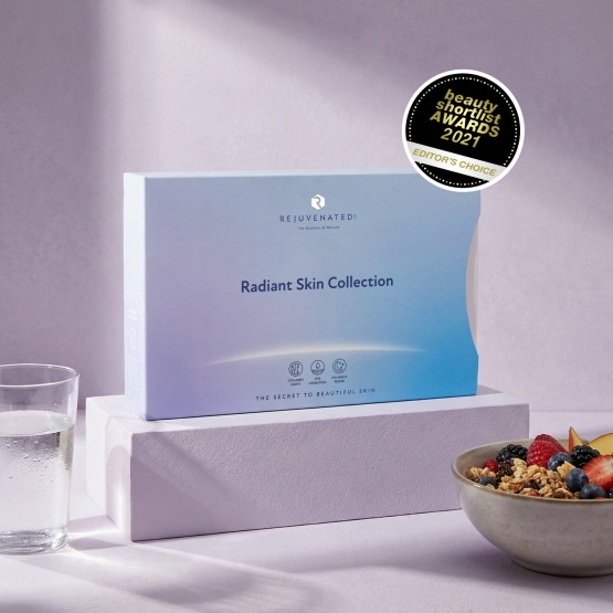 Rejuvenated RADIANT SKIN COLLECTION - Зволожуючий Набір з 3 продуктів колагену для Сяяння Шкіри