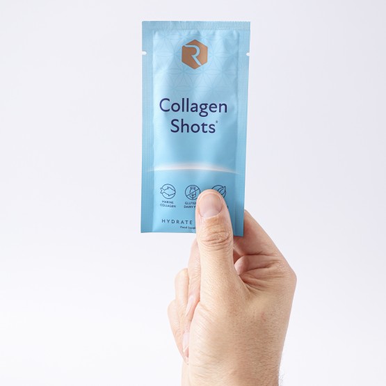 Rejuvenated СOLLAGEN SHOTS 10 000 mg per serving - Колаген шоти для красивої шкіри з ягодами Асаї, 24 окремих саше