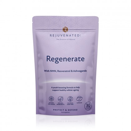 Rejuvenated Regenerate NAD+ - Активні капсули для відновлення та захисту ДНК клітин, 30 капсул
