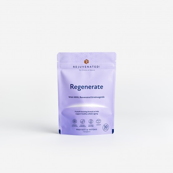 Rejuvenated Regenerate NAD+ - Активні капсули для відновлення та захисту ДНК клітин, 30 капсул